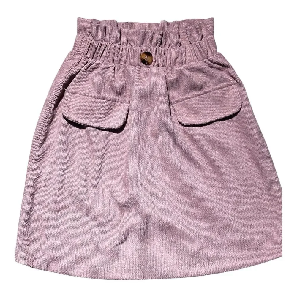 Shein Girls Size 8 Lot – Skirts and Dress Pink Overalls black corduroy